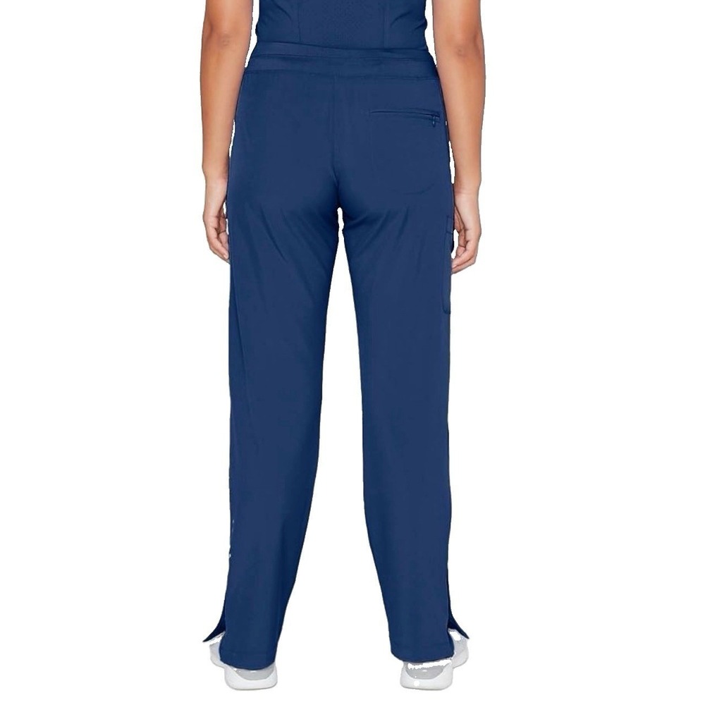 BARCO One 5205 4 Pkt Knit Waist Seamed Pant Indigo Size M Petite New - Picture 7 of 15